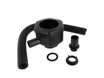 Water butt connector - rainwater downpipe black